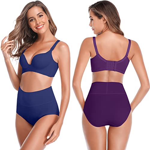 High Waist Soft Cotton Briefs | JojoQueen Full Coverage Underwear