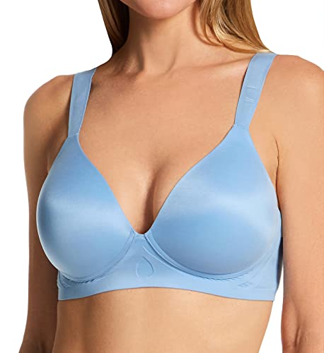 Wire-Free Support Bra for Women - Blue Sky Color